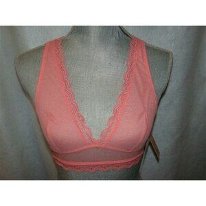 NEW Underella Ella Moss 30201EM Kiera Swiss Dot Mesh Bralette S #43618